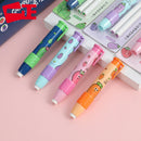 YZ1731 Cute Pencil Eraser Press Type Rubber Student Supplies Learning Stationery