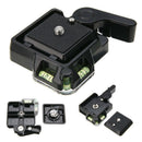 Quick Release QR Plate Clamp Adapter for DSLR Camera Tripod Ballhead Monopod