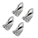 Qty(4) Heavy Duty Marine Grade Boat 316 Stainless Steel Snap  Hook 9mm