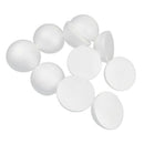 30Pc 10cm Half Round Sphere Ball Polystyrene Solid Foam Hemisphere DIY Decor