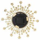 Modern Wall Clock, Luxury Flower Wall Clock Silent Clock for Living Room, B
