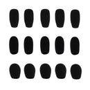 Pack of 10 Microphone Mic Sponge Cover Wind Muffs Dustproof Anti-noise - Black