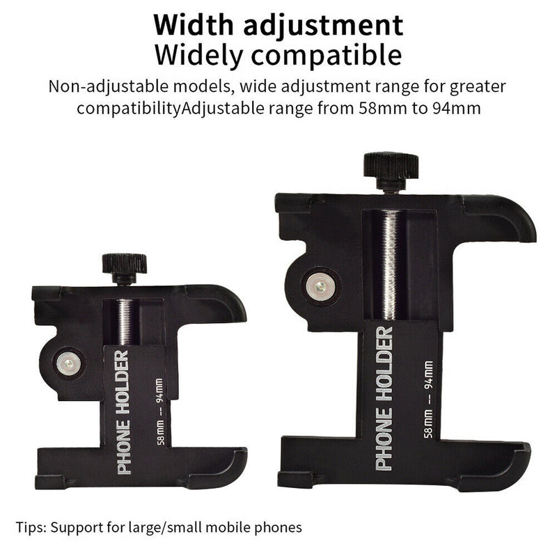 Easy Install Outdoor Adjustable Width Base Mobile Phone Holder Universal Cycling
