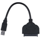 USB 3.0 To 2.5 Inch SATA II Hard Drive Adapter Cable (Black)