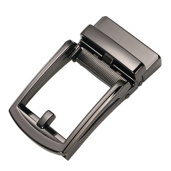 Mens Ratchet Leather Belt Buckle, Automatic Slide Buckle For Belt Strap 35mm