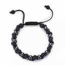 Lava Rock Bracelet Men's Bracelet Adjustable Natural Stone Healing Bracelet N8T5