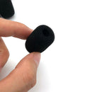 10pcs 30mm Soft Elastic Sponge Microphone Head Cover for Headset Sleeve Mic