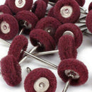 2X(80Pcs 25Mm Abrasive Scouring Pad Wheel Grinding Head Polishing Rotary To