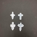 8pcs Clear Cross Silicone Mould DIY Molds Decorating Pendant Jewelry Making