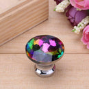 Redbud Crystal Cabinet Drawer Handle Kitchen Door Pull Handle Hardware Tool A