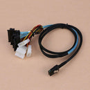 Mini 36Pin SAS to 4 29Pin SAS Ports Splitter Cable with 4Pin Power Cable