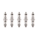 5x 1/4" and 3/8" Spigot Stud Male Tripod Screw Adapter for Flash Light Stand