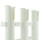 1PAIR 3 POLE TUBE RACK FISHING ROD HOLDER ORGANISER W/ MOUNTING BRACKET