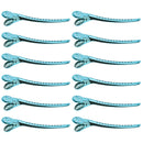 12pcs Fashion Alligator Hair Clips Salon Stylist Hairdressing Clamps Claw