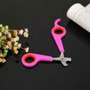 Stainless Steel Pet Nail Toe Scissors Dog Cat Claw Grooming Clipper (Rose) A