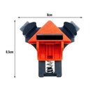 4x 90Â° Right Angle Clip Clamps Corner Holder Woodworking Carpen New Hand K4I5