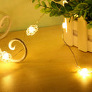Battery Box LED String Light Waterproof Snowflake Fairy Decor Lamp (10m)