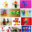 200Pcs Chenille Stems Pipe Cleaners DIY Craft Material Accessories for Kids