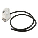 25mm Motorcycle Handlebar Headlight Fog Light Switch Stainless Steel Blue