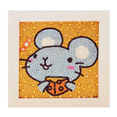 Kid DIY Diamond Painting 12 Zodiac Drill Embroidery Cross Stitch (Rat)