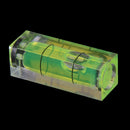 2Pcs rectangular cube spirit level bubble measuring level ruler detector tool LJ