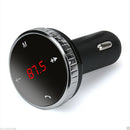 Wireless Bluetooth LCD Car FM Transmitter Modulator Kit MP3 Player SD w/Remote
