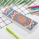 DIY Mandala Special Shaped Diamond Painting Students Pencil Storage Box