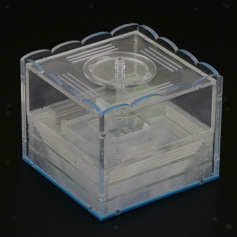Clear Ant Feeding Nursery Box Ant Farm House Castle Insect Terrarium  L