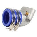 Carburetor Frosted Intake Pipe Adapter Manifold for GY6 150cc Engine Scooter