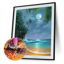 Moon Sea DIY 5D Full Drill Diamond Painting Embroidery Cross Stitch Decor
