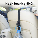 2pcs Back Interior Car Headrest Hook For Handbag Clothes Seat Hanger Purse ABS