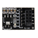 3.3V Black Socket Adapter Plate Board 8Pin NRF24L01 Wireless Module 51 D3C4