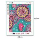 5D DIY Special-shaped Diamond Painting Circle Cross Stitch Embroidery Kit