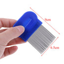 Hair LiceComb Brushes Terminator FineEgg Dust Nit Free Removal Stainless Stee Gw