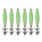 6pcs Luminous Body Fishing Lure Squid Jig Hook Sea Fishing Hooks Fishhooks