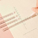 Transparent 15cm Straight Ruler Students Stationery Triangular Rulers Simpl B0D5