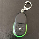 Anti-Lost Alarm Key Finder Locator Keychain Whistle Sound LED(Random Color) A