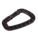 5 Pcs Outdoor Plastic Carabiner D-Ring Key Chain Clip Hook