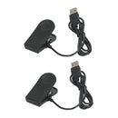2Pack USB Clip Charging Charger Data Cable For Garmin forerunner 35 Watch 1m
