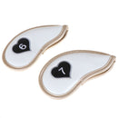 10pcs /pack Iron Club Headcover Head Cover Thick PU Leather Smooth Surface Golf-