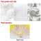 Handmade Women Quality Belly Dance Fan Dance 100% Real Silk Veil Rainbow Co E4N6