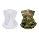 2pcs Unisex Silky Outdoor Balaclava Soft Headscarf Neck Gaiter Headwear