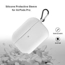 Silicone Bluetooth Headset Box Protector Cover Container w/Hook for Airpods Pro