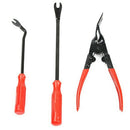 3 PCS Car Door Panel Clips Pliers Trim Removal Fastener Puller Repair Tool Co BX