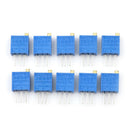 10pcs Blue 103 10K ohm 3296W Trim Pot Trimmer Potentiometer BX