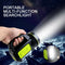 100000LM Powerful USB Rechargeable LED Flashlight Searchlight Torch Work Light
