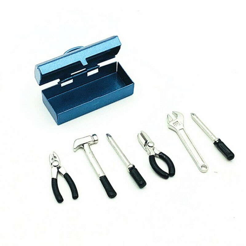 Rc Crawler 1:10 Accessories Mini Hammer Wrench Tools Box For Traxxas Trx-4  K7Z9