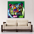 Colorful Tiger 5D Diamond DIY Painting  Kit Home Decor Craft