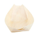 50x finger food - bowls, "boat" biodegradable wood 11 cm x 6.5 cm W7J4