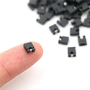 100Pcs Black 2.54mm Jumper Cap mini Jumper Short Circuit Cap Connection OH
